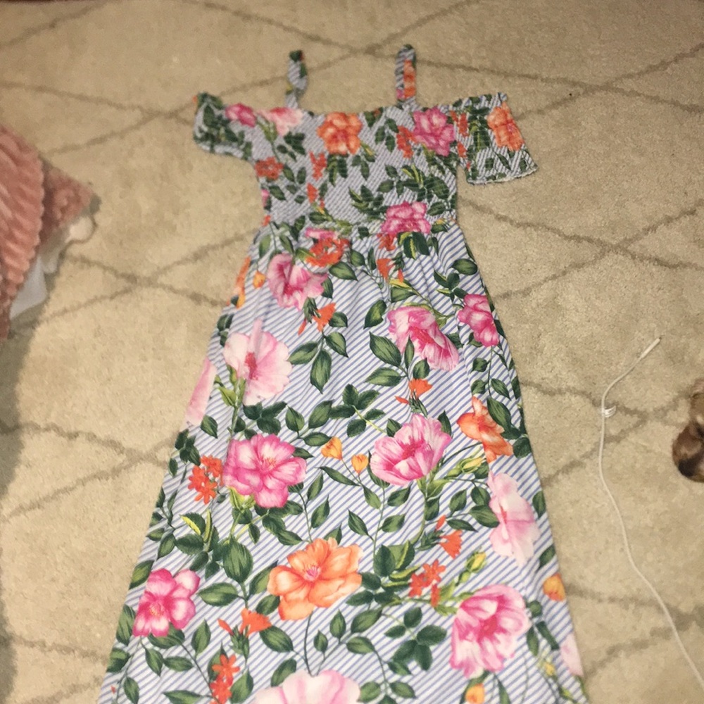 A of the shoulder dress